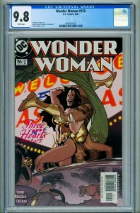 WONDER WOMAN #155 CGC 9.8 DC comic book Adam Hughes cover 4343007010