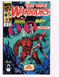 The New Warriors #14 VF Marvel Comics Comic Book Namor Aug 1991 DE24