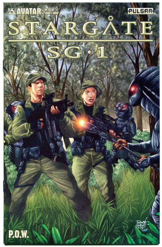 STARGATE SG-1 : POW #1, NM+, Wrap around cover, 2004, more Sci-fi in store