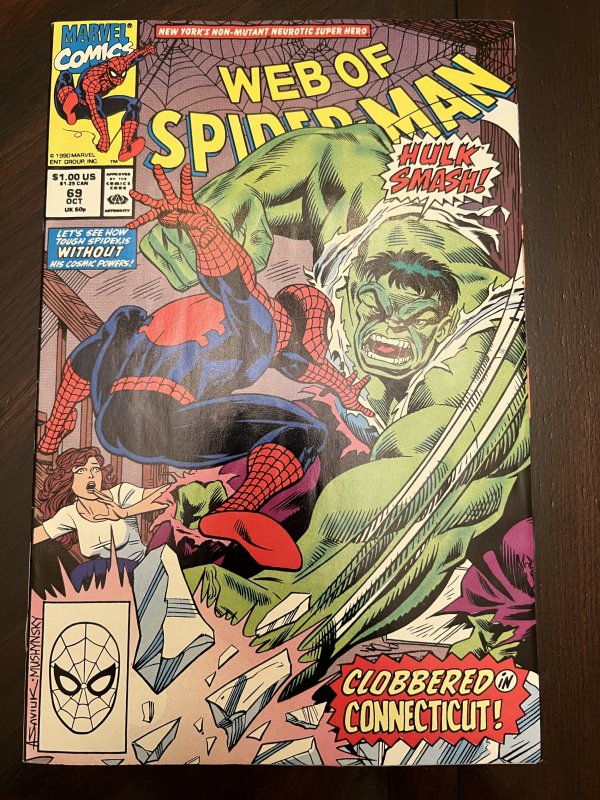 Web of Spider-Man #69 Direct Edition (1990) - NM