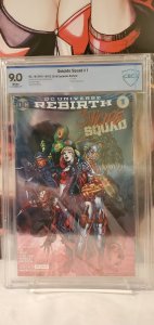 Suicide Squad #1 DC Universe Rebirth CBCS 9.0 - Silver Foil Cover