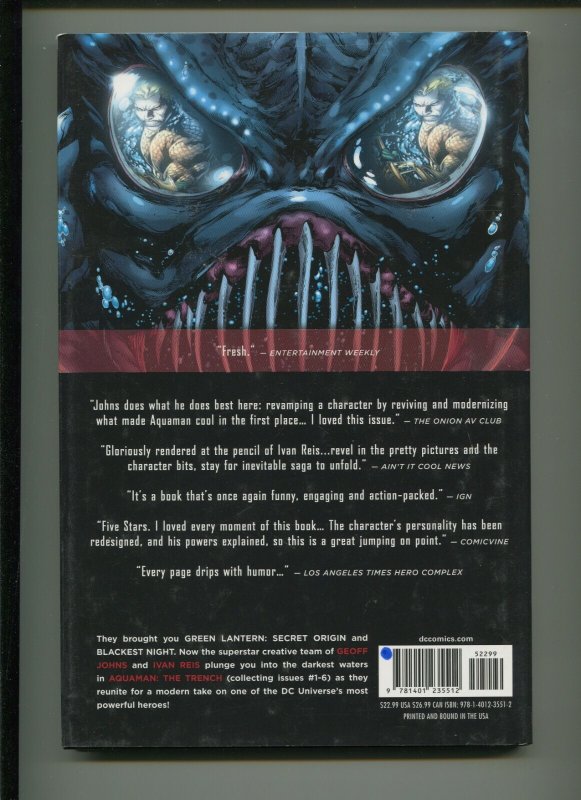 AQUAMAN VOL. 1 (8.0) THE TRENCH!! 2012