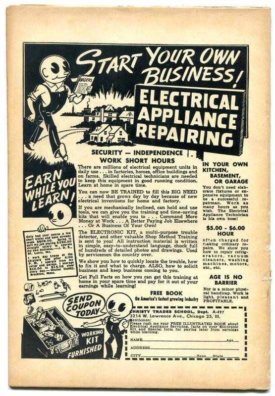 Danger #17 1964-Super Golden Age reprints- Captain Courage FN