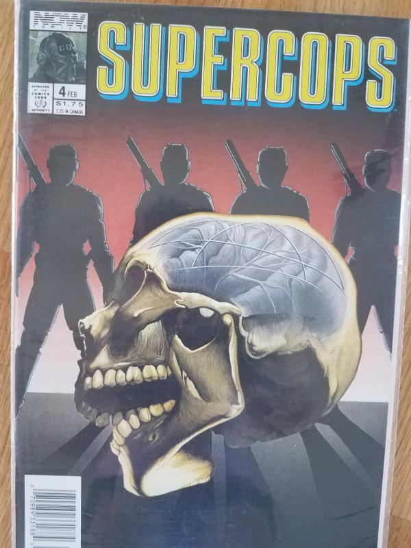 SuperCops No.1 - No. 4 Now Comics