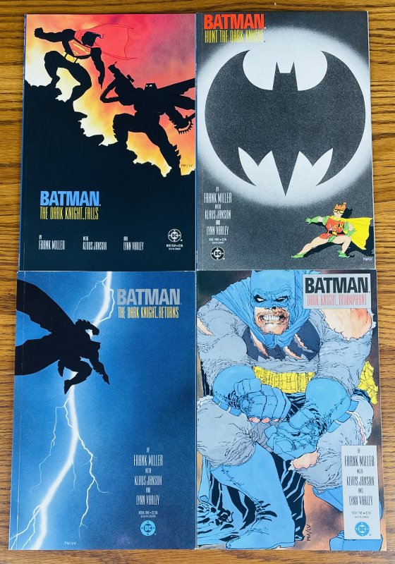 BATMAN THE DARK KNIGHT RETURNS #1-4 FRANK MILLER ALL FIRST PRINT DC Comics 1986 