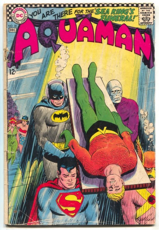 Aquaman #30 1966- Death of Aquaman G-