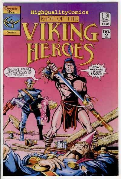 VIKING HEROES #2, George Perez,Mike Thibodeaux,1987, NM