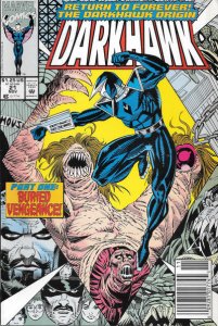 Darkhawk #21 (Newsstand) FN ; Marvel