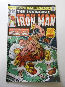 Iron Man #84 (1976) VG/FN Condition! MVS intact! rust on bottom staple