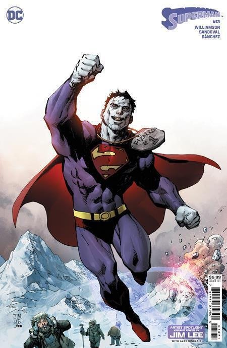Superman #13 Cvr E Lee Artist Spotlight Var (house Of Brainiac) DC Comics Book