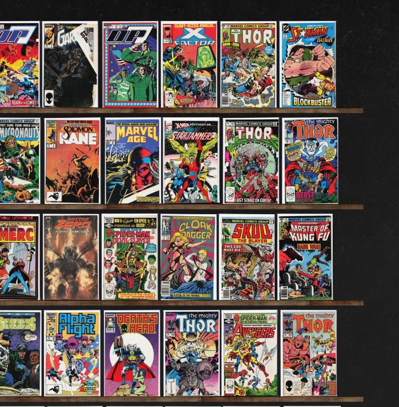 Huge Lot 150+ Comics with Thor, The Avengers, Alpha Flight & More!