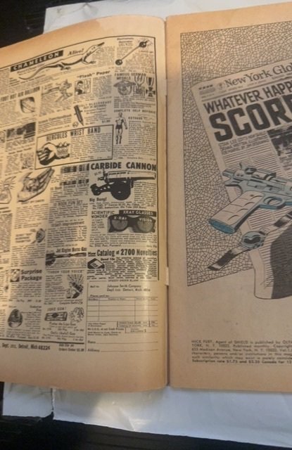 Nick Fury, Agent of SHIELD #5 (1968) Steranko- Scorpio see descript