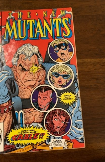 The New Mutants #87 (1990)1st cable app