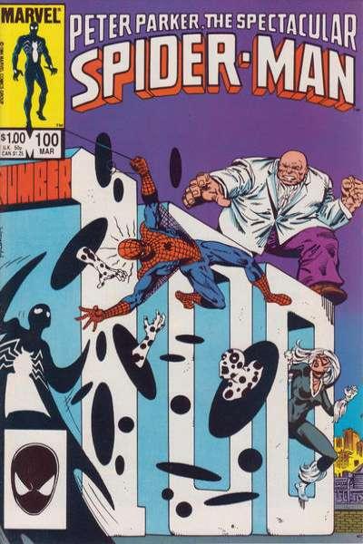 Spectacular Spider-Man (1976 series) #100, VF+ (Stock photo)