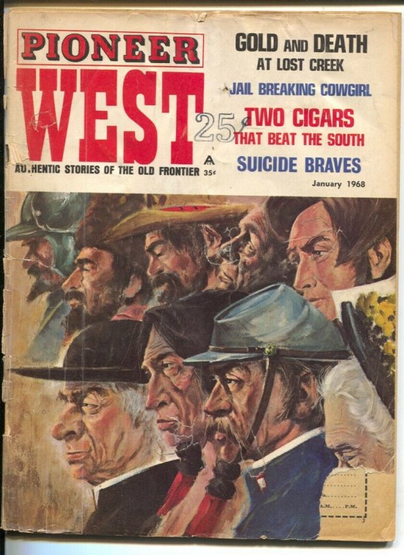 Pioneer West 1/1968-Century-posse trap-pulp thrills-FR/G