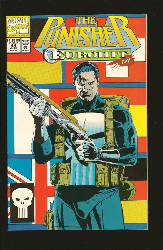 Marvel Comics The Punisher Eurohit Vol 11 No 64 June 1994