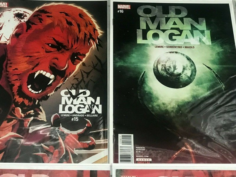 OLD MAN LOGAN#2-26 NM LOT (20 BOOKS) 2016 JEFF LEMIRE MARVEL COMICS