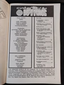 Amazing World of DC Comics Special Edition #1 Super DC Con 1976 ( VF 8.0)