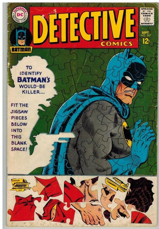 DETECTIVE 367  GD+ Sept. 1967