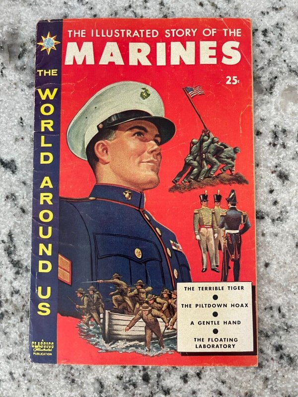 Illustrated Story Of The Marines FN- World Around Us Classics Gilberton Book HT3 