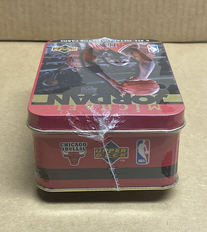1996 Upperdeck Michael Jordan 6-Card Metal Tin Set (Factory sealed Mint)