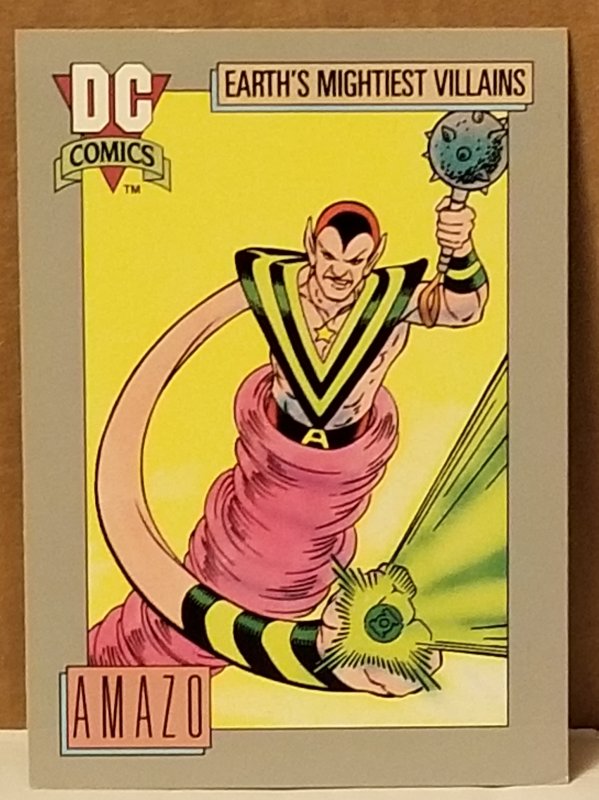 1991 DC Cosmic Card #79 Amazo