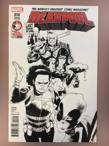 Deadpool #18 2016 Diamond Retailer Summit Albuquerque B&W Variant (2016)