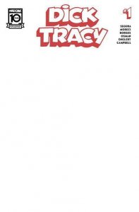 Dick Tracy #1 Cvr D Blank Sketch Var Mad Cave Studios Comic Book