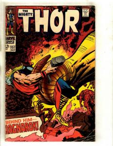 Thor # 157 VG/FN Marvel Comic Book Loki Odin Sif Avengers Hulk Iron Man GK4