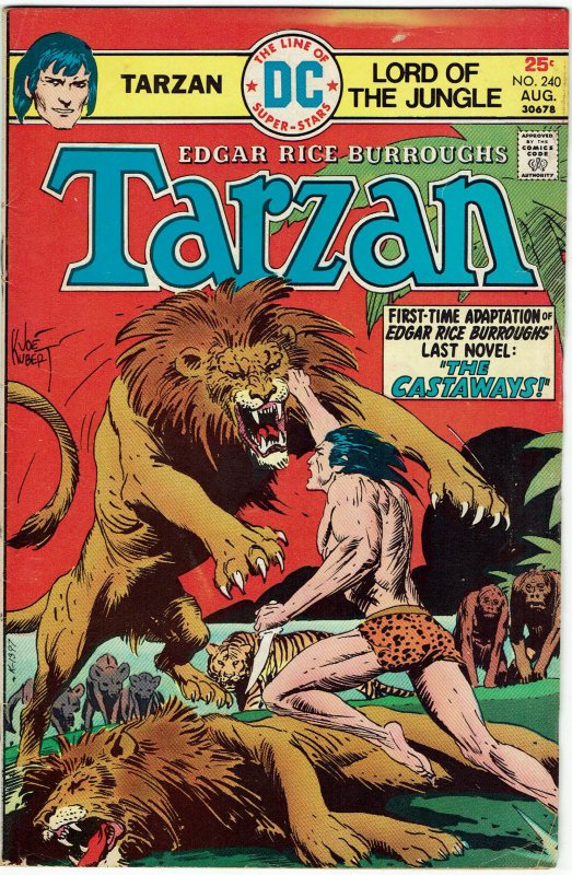 Tarzan #240 DC Comics Joe Kubert FN+