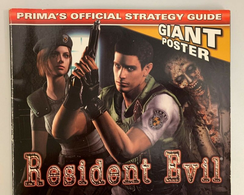 Resident Evil Prima's Official Strategy Guide NO POSTER 