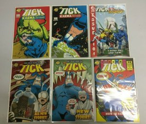 Tick + Spinoffs lot 18 different books mostly NEC 8.0 VF (various years) 