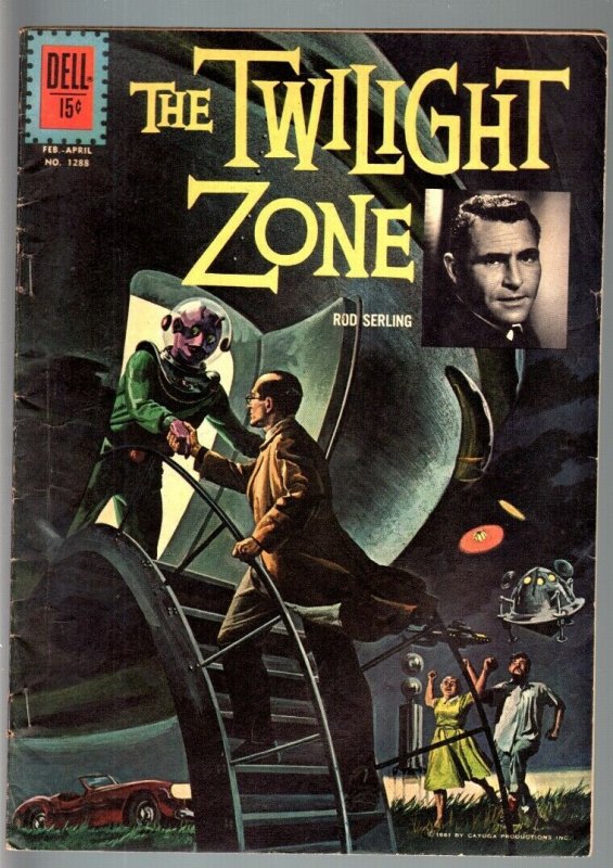 TWILIGHT ZONE-FOUR COLOR #1288-DELL-REED CRANDALL-GEORGE EVANS-VG VG