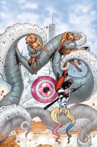 (2023) MULTIVERSITY HARLEY QUINN SCREWS UP THE DCU #4 1:50 Mercer Variant Cover