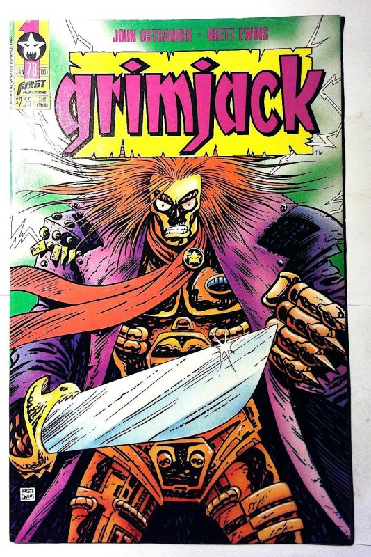 Grimjack #78 (1991) First Comics GrimJack 1st Print Comic Book