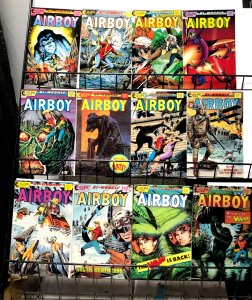 AIRBOY (1986-89) Nazis, Robots, Zombies Son  Golden Age Hero 1-4,6-41, 43-50