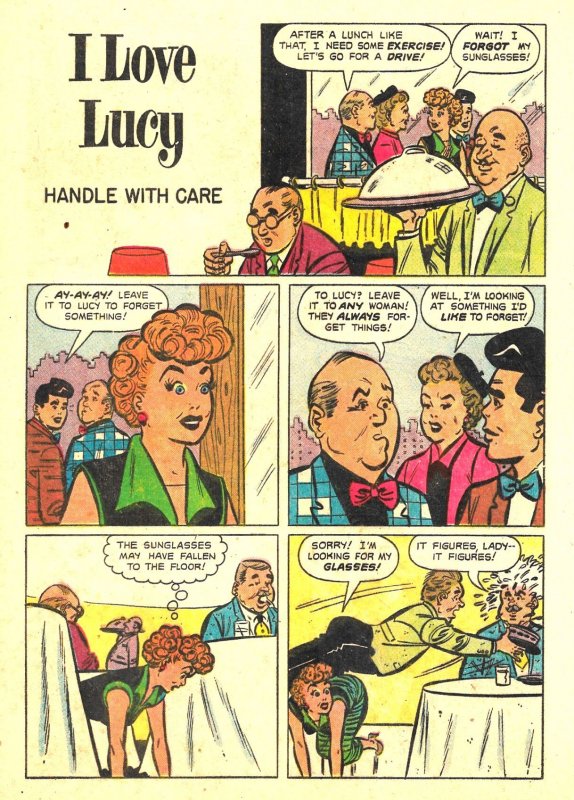 I LOVE LUCY COMICS #15 (Apr1957) 8.5 VF+ Top '50s TV Star in Her Own Comic!