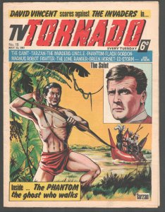 TV Tornado #18 1967-British-Man From UNCLE-Phantom-Saint-Tarzan-Superman-Lone...