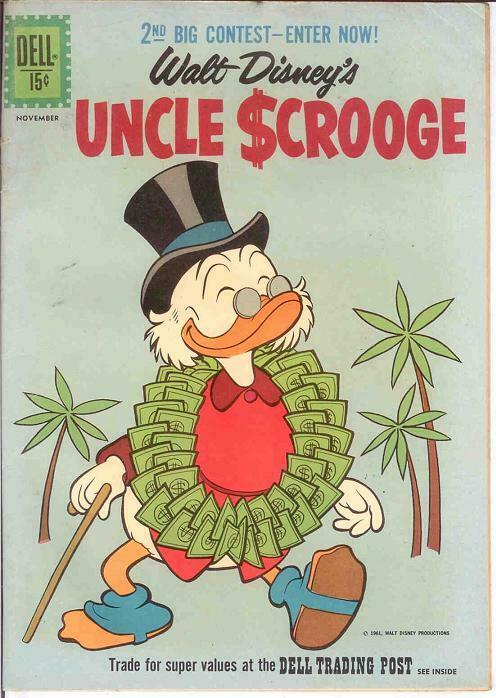 UNCLE SCROOGE 35 VG   November 1961 COMICS BOOK