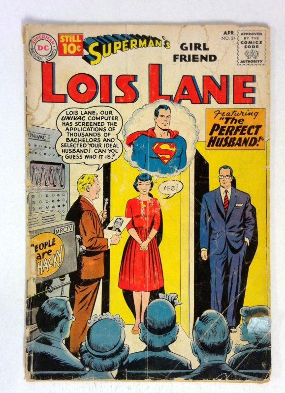 Superman's Girlfriend Lois Lane #24 (1961) Clark Kent DC P
