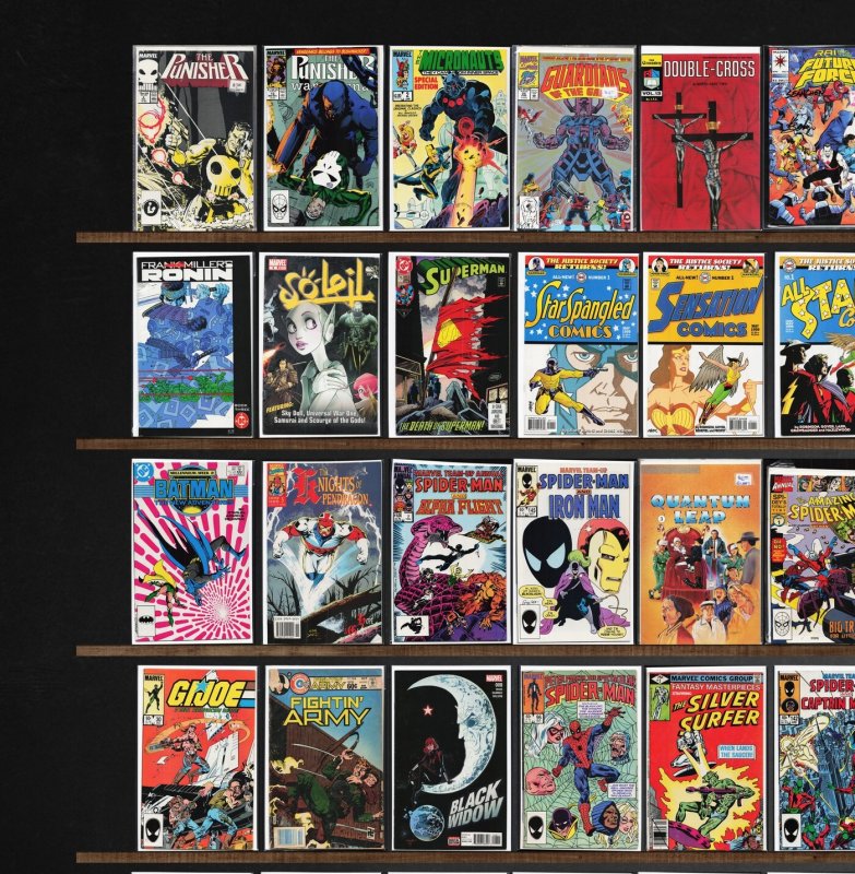 Huge Lot 140+ Comics with Doom Patrol, Batman, Silver Surfer & More!