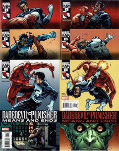 Daredevil Vs. Punisher #1,2,3,4,5,6 Full Set NM