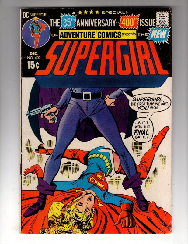 Adventure Comics #400 (1970) New Supergirl Costume ~ Bronze DC / ID#19