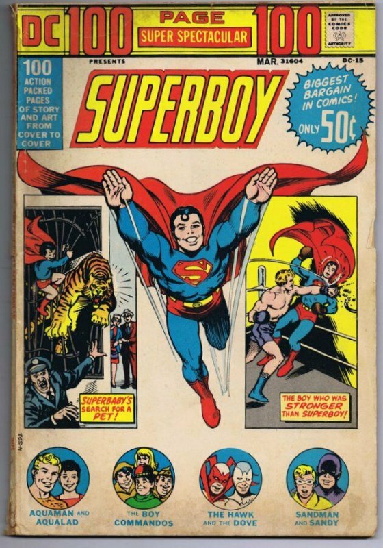 DC 100 Page Super Spectacular #15 ORIGINAL Vintage 1973 DC Comics Superboy