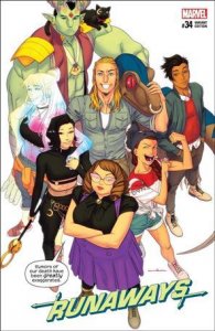 Runaways (2017) 34-B Runaways Team Cover VF/NM