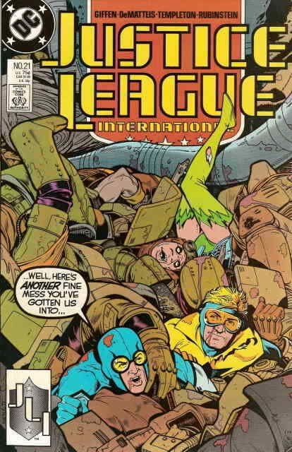 Justice League International #21 VF/NM; DC | save on shipping - details inside