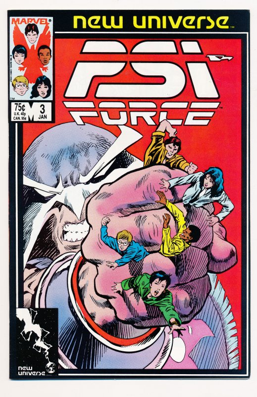 PSI Force (1986) #3 NM