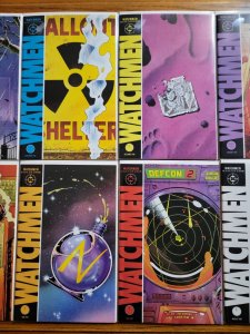 Watchmen 1-12 Complete Set Run! ~ NEAR MINT NM ~ 1986 DC Comics
