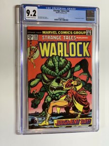 Strange Tales 180 cgc 9.2 ow/w pages marvel 1975 
