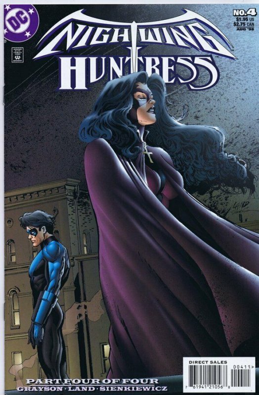 Nightwing and Huntress #4 ORIGINAL Vintage 1998 DC Comics GGA  